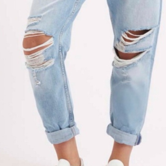 Topshop Moto Hayden Distressed Jeans - Picture 2 of 7